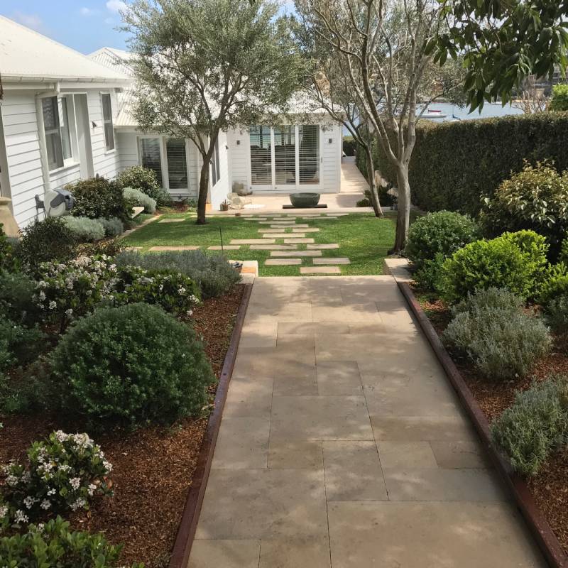 Garden design and landscaping project